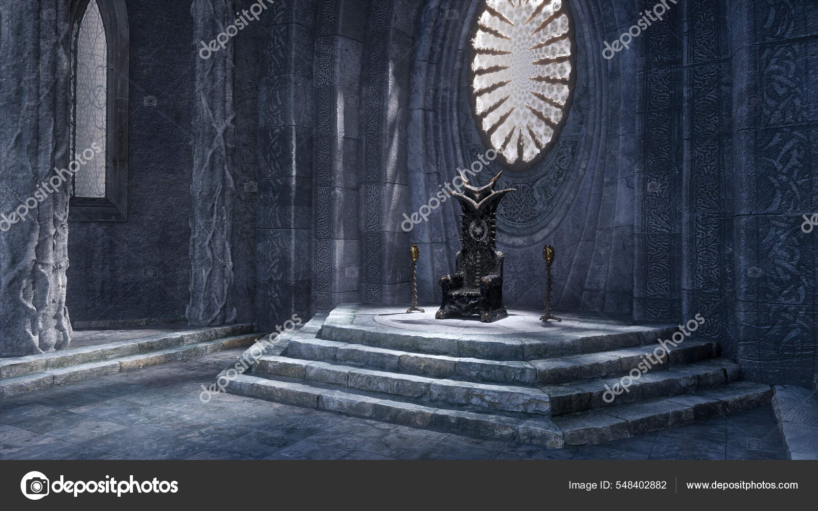 Jon Snow standing before a crowd of Night's Watch men and Wildlings at Castle Black
